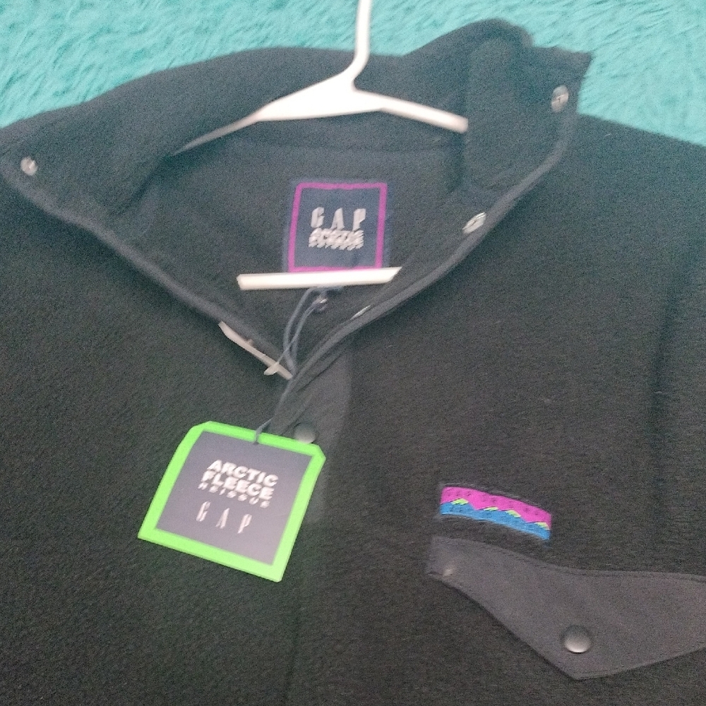GAP Kids Black Fleece Jacket